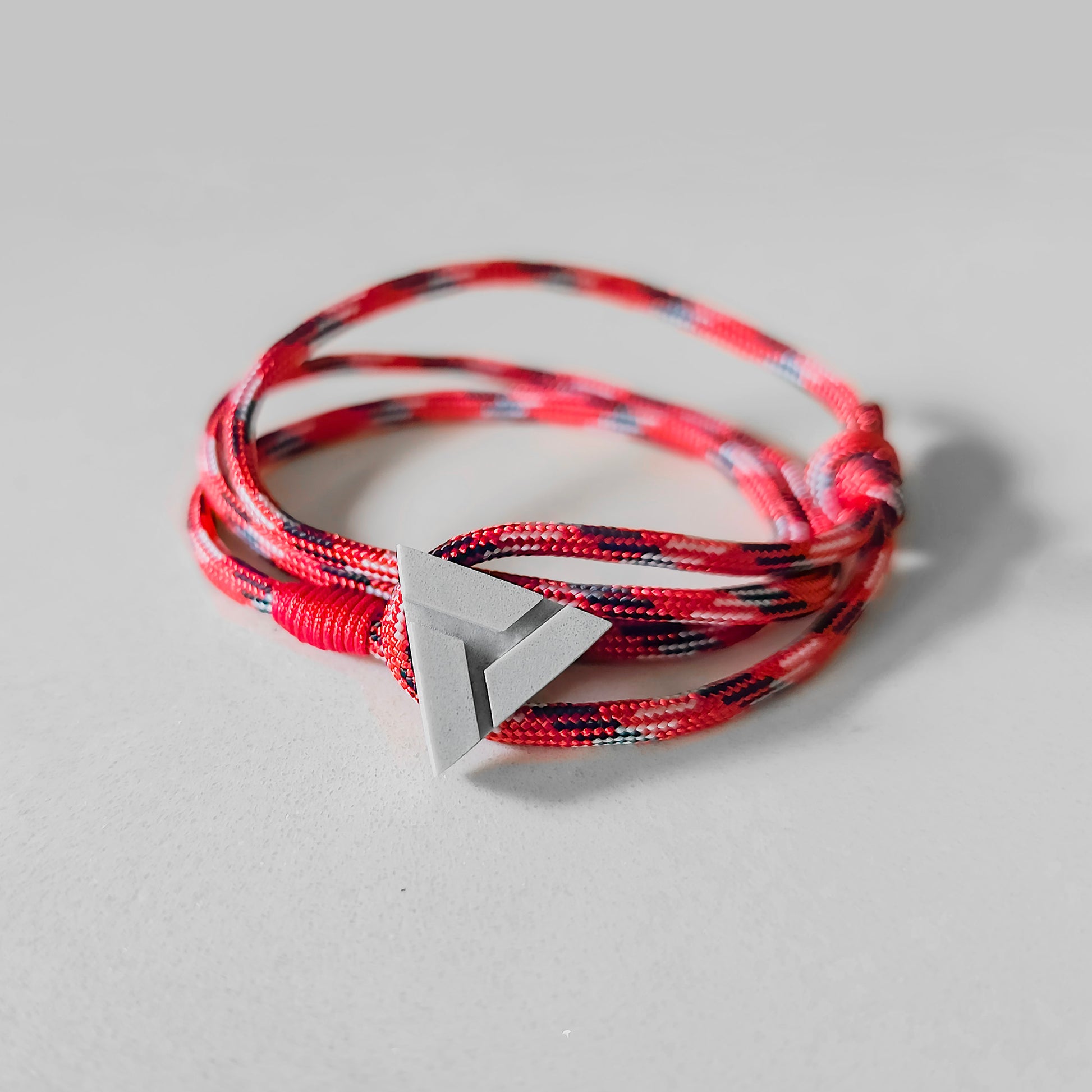 RED SLICED TRIANGLE