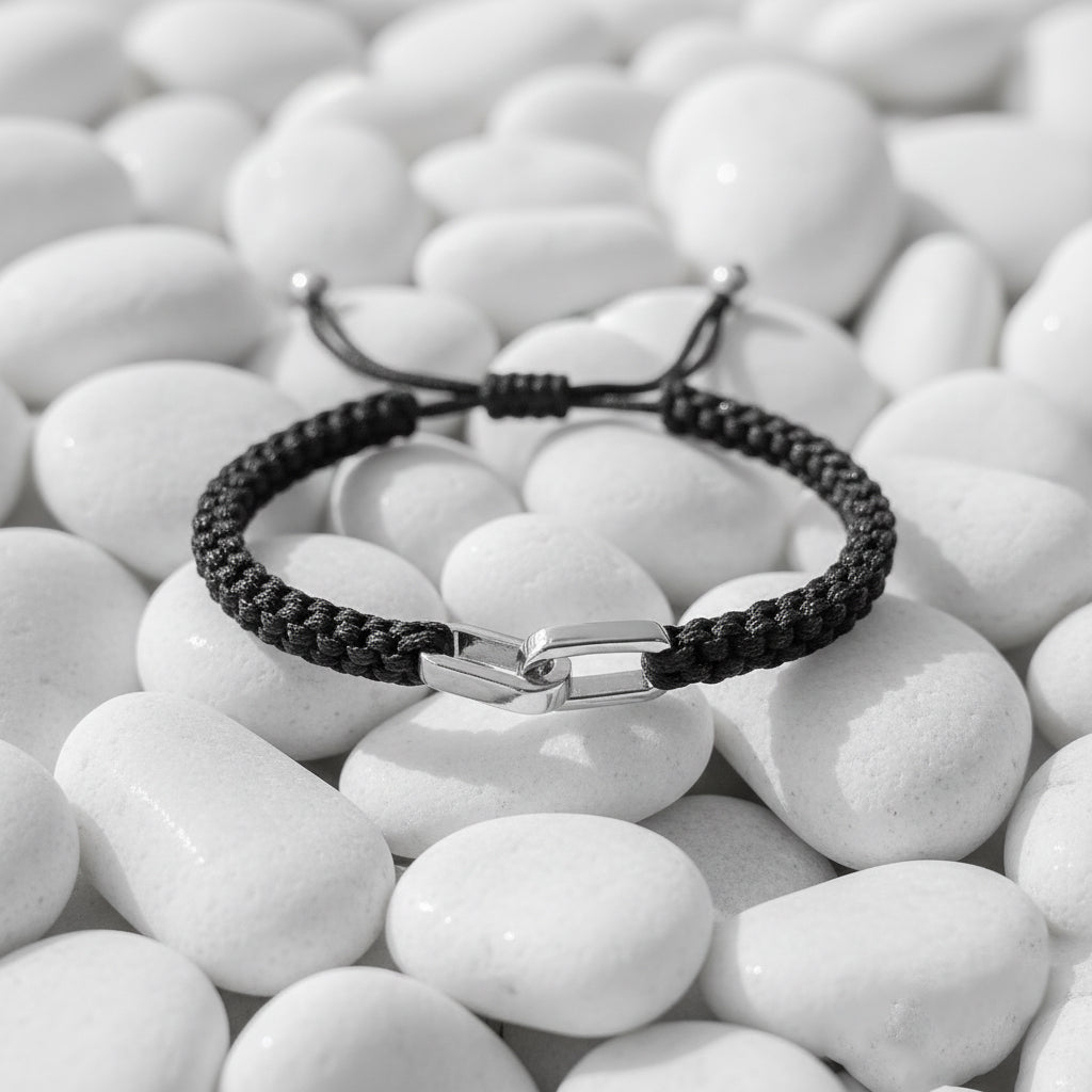 PULSERA TRENZADA ESLABONES