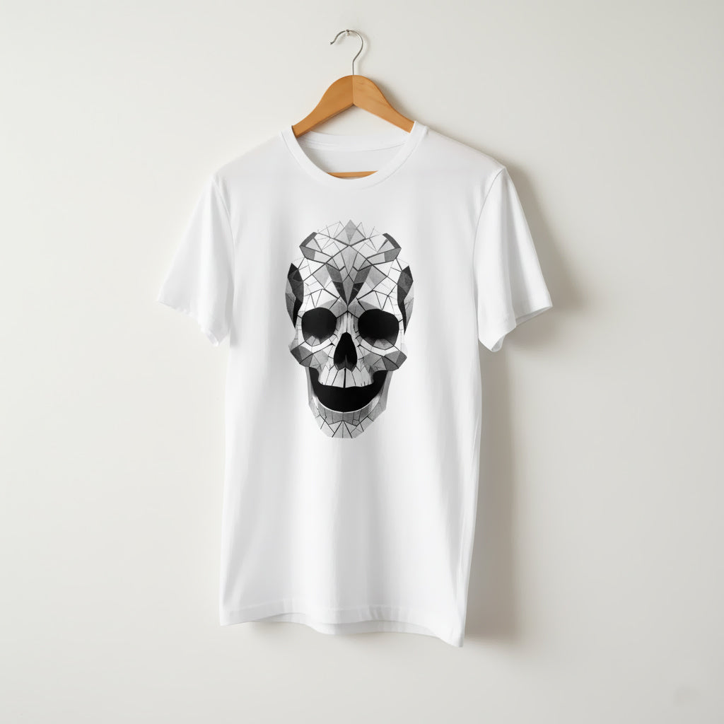 WIRE SKULL BLACK TEE