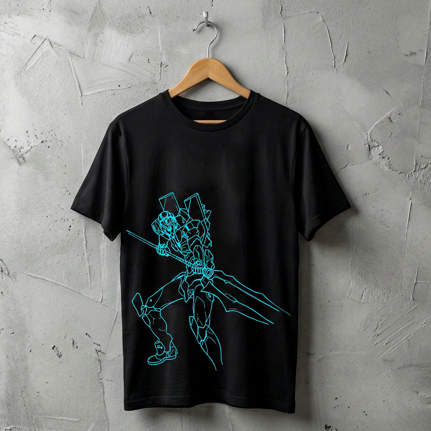 EVA 00 BLUE BLACK TEE