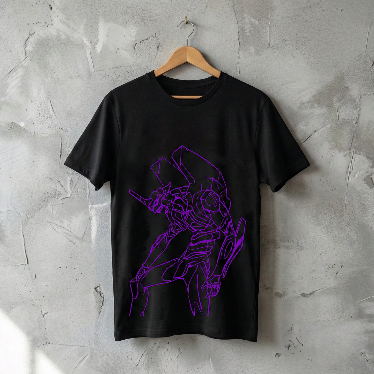 EVA 01 PURPLE BLACK TEE