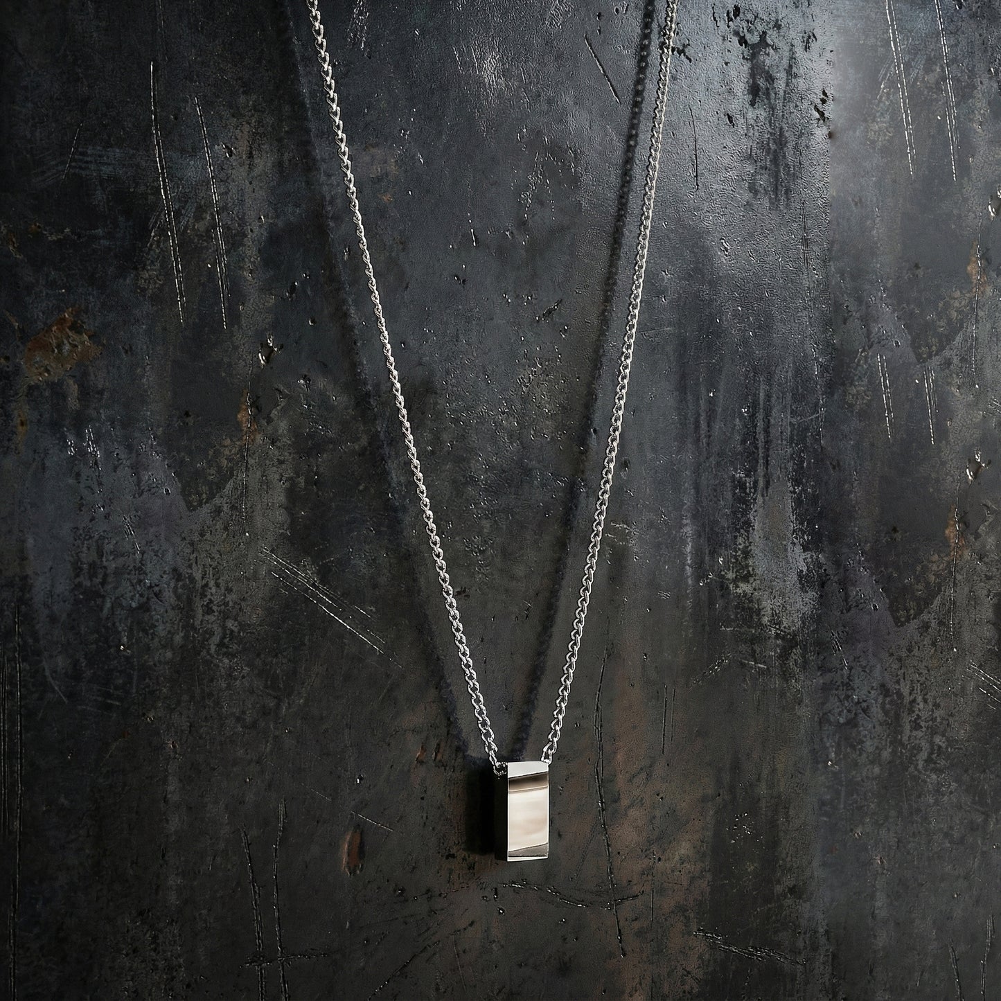 MINI TAG, COLLAR DE ACERO INOXIDABLE