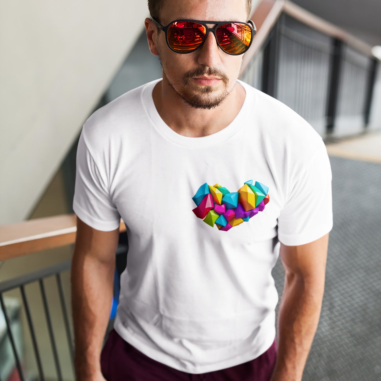 HAPPY DARK HEART TEE