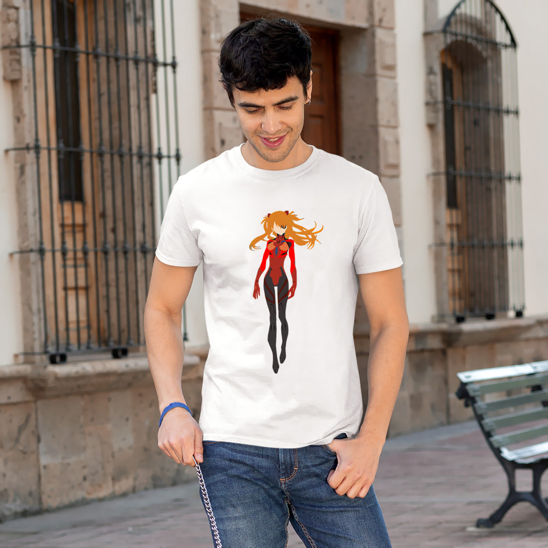 EVA 02 BLACK TEE