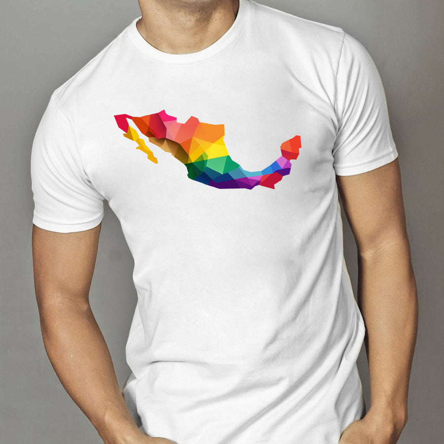 MX RAINBOW WHITE TEE