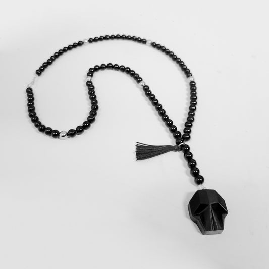 BIG SKULL STONE NECKLACE