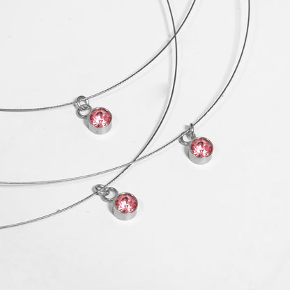 MINI STEEL PINK CRYSTAL