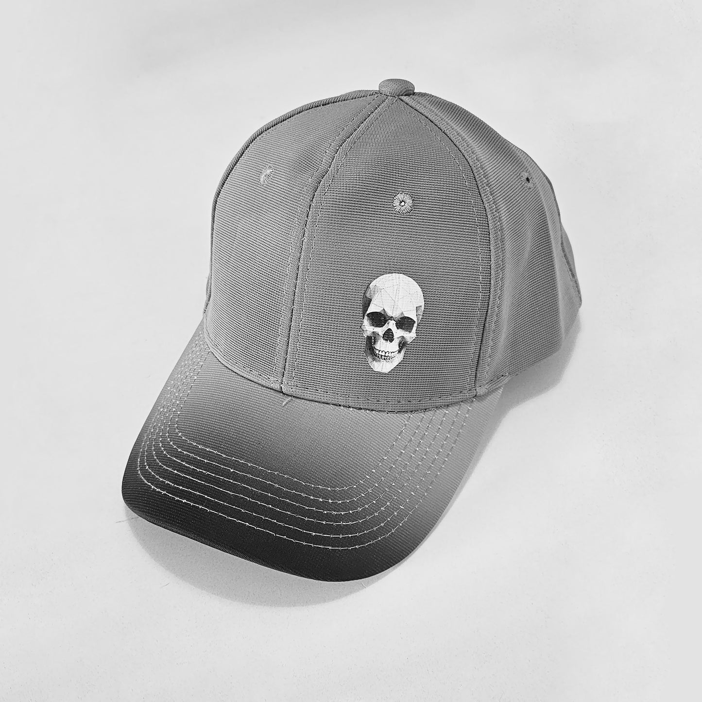 SKULL GRAY CAP