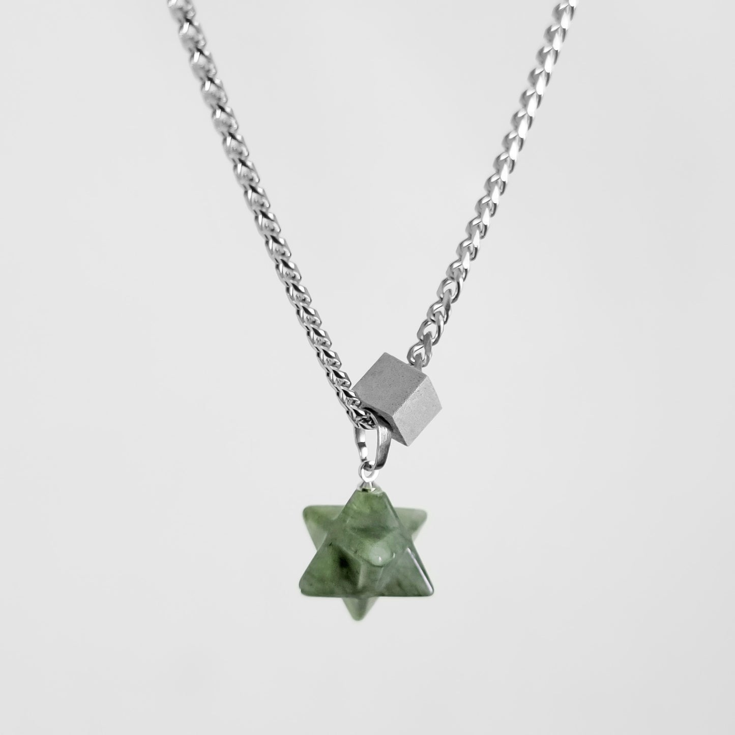 3D QUARTZ GREEN STAR