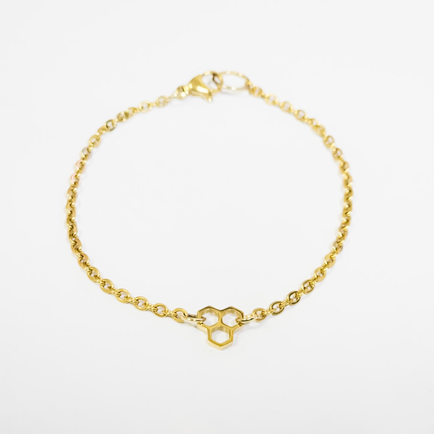 MINI GOLDEN HEXAGON BRACELET