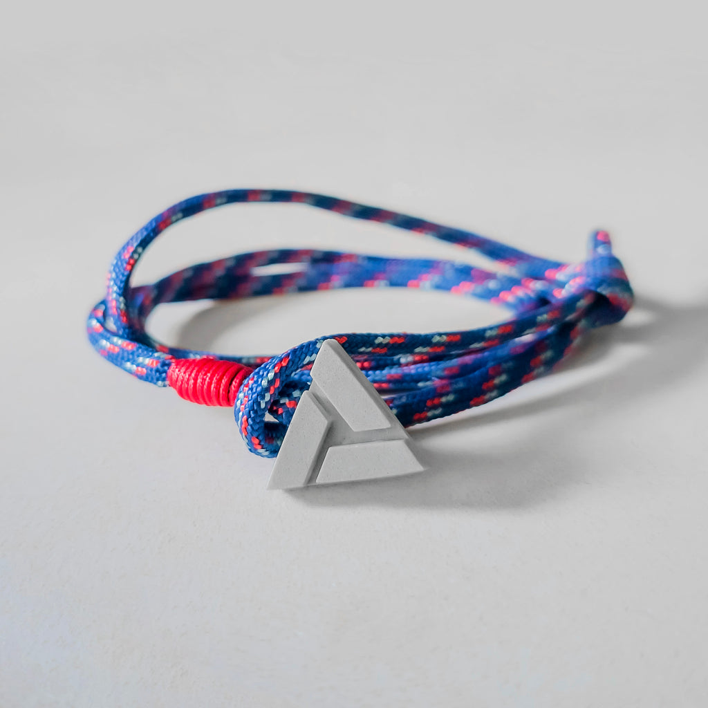 BLUE SLICED TRIANGLE