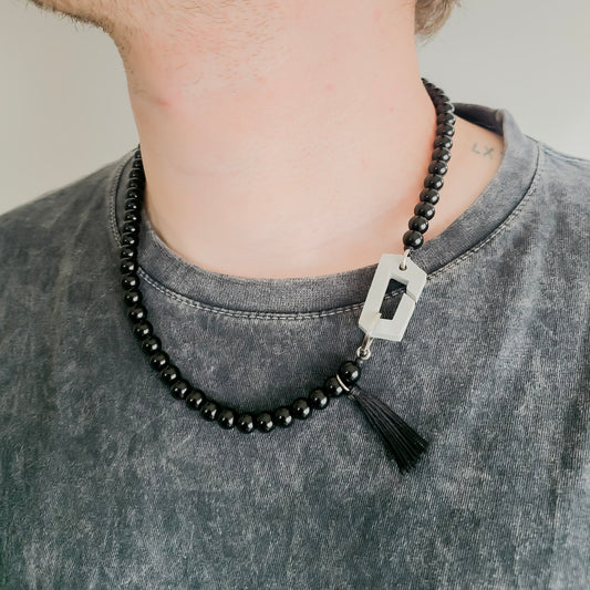 ARS COLLAR ONIX CON GANCHO DE CONCRETO