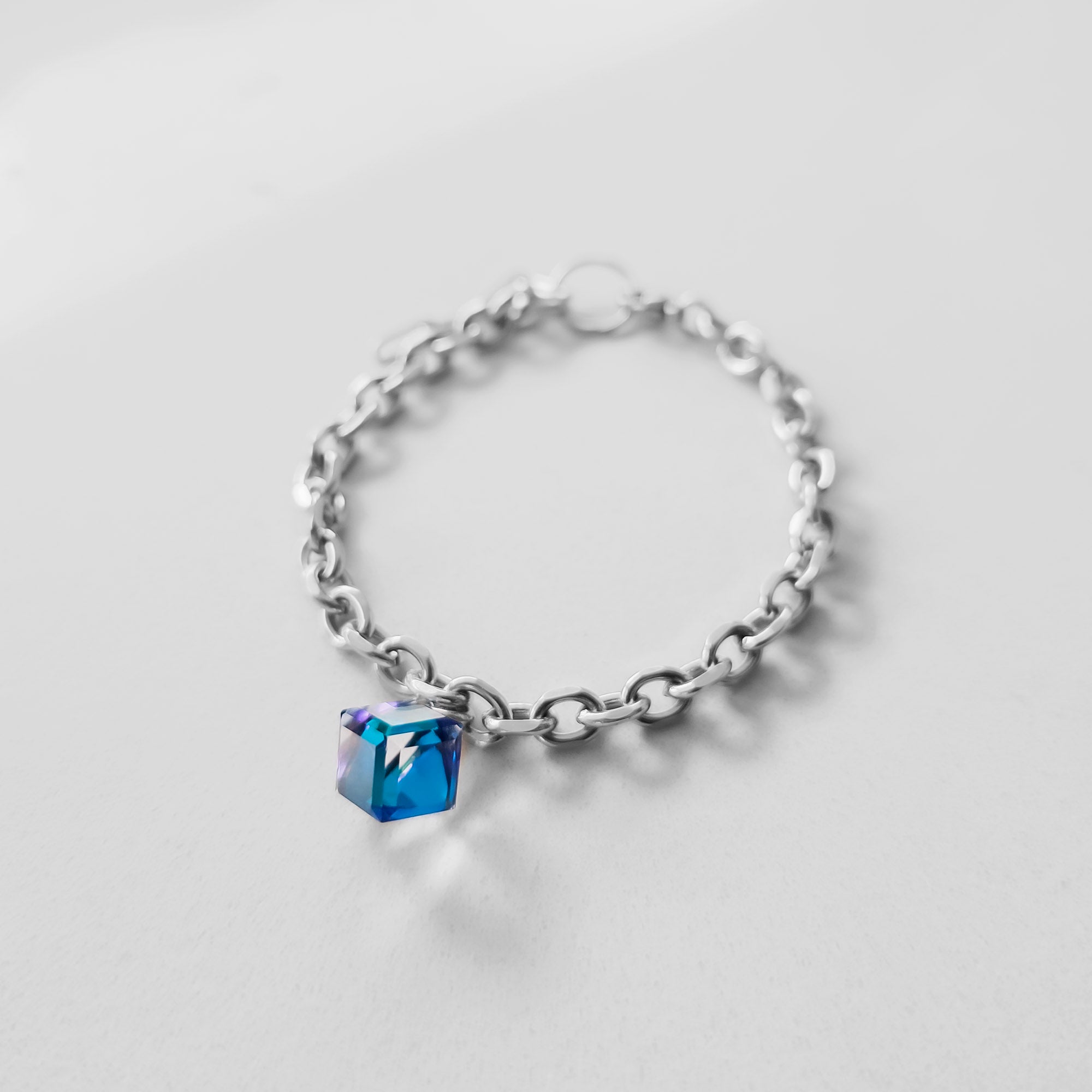 STEEL CRYSTAL CUBE