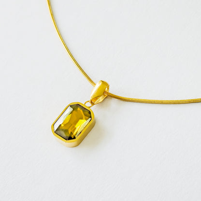 SQUARE GOLDEN CRYSTAL