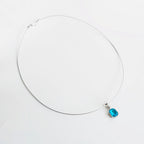 SQUARE STEEL BLUE CRYSTAL