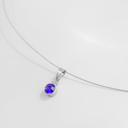 MINI STEEL BLUE CRYSTAL