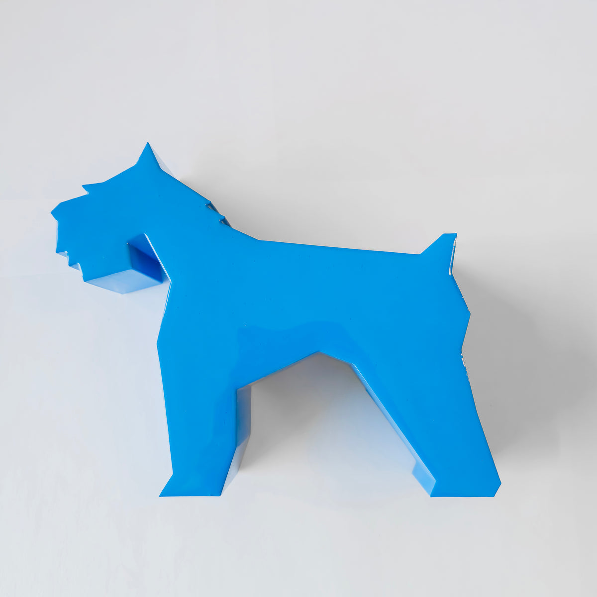 BUDDY SCHNAUZER. PIEZA DECORATIVA GEOMETRICA