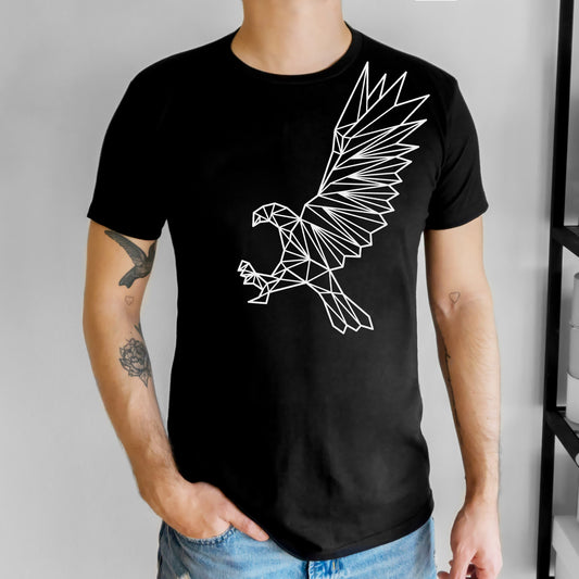 THE EAGLE BLACK TEE