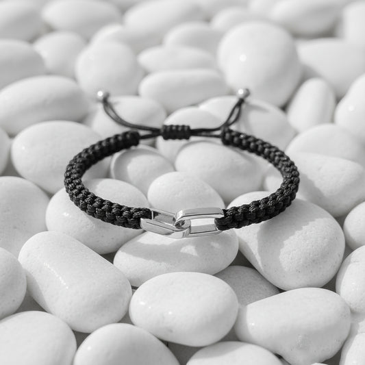 PULSERA TRENZADA ESLABONES