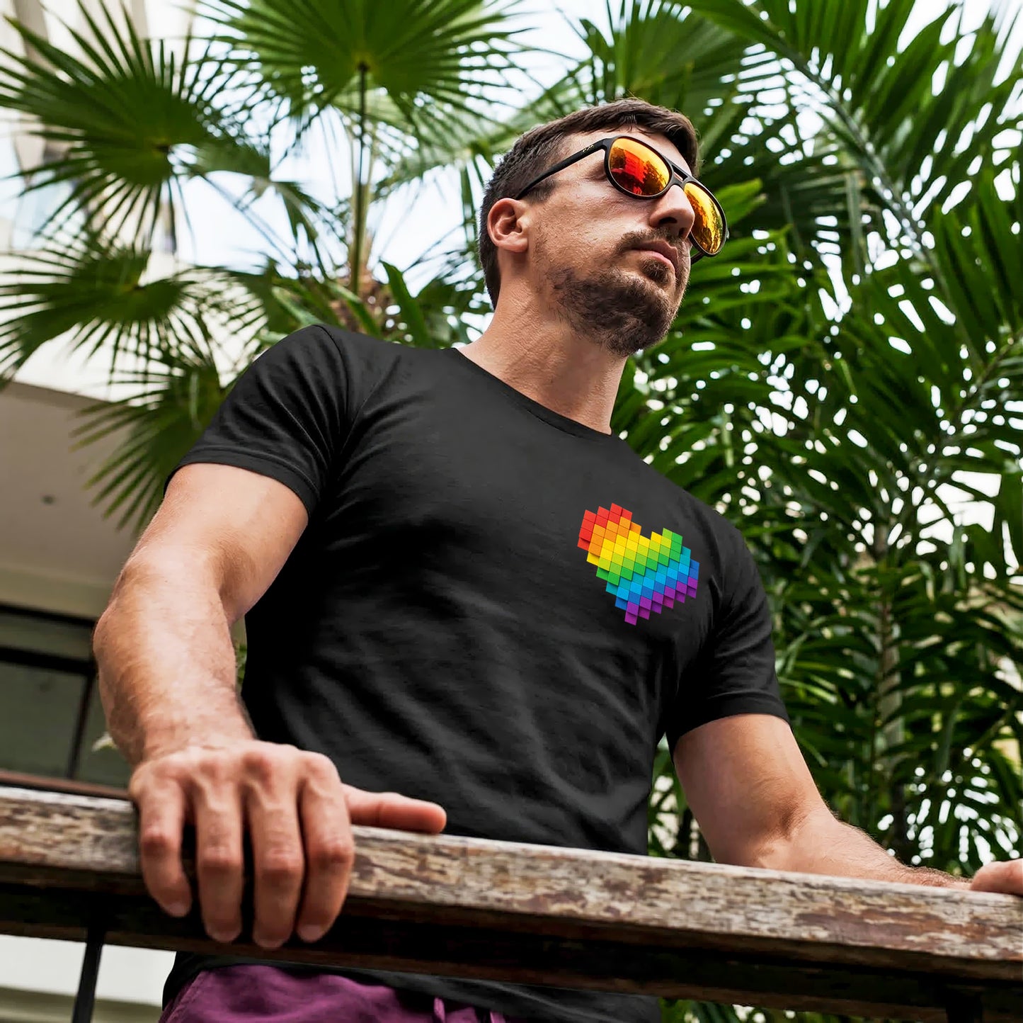 HAPPY DARK HEART TEE