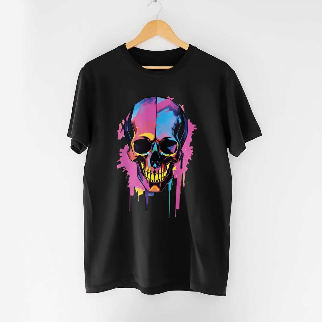 WIRE SKULL BLACK TEE