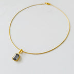 SQUARE GOLDEN DARK CRYSTAL