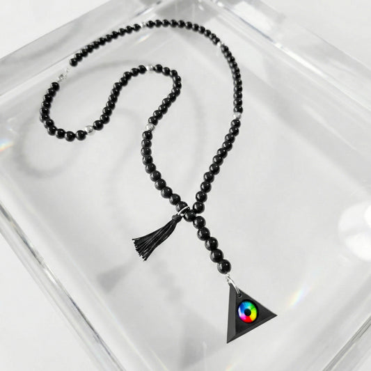 TURK ONIX COLLAR CON TRIANGULO Y OJO DE COLOR IV