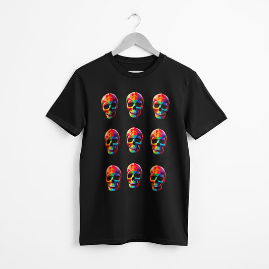 BIG HAPPY HEART BLACK TEE