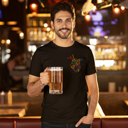 HAPPY HEART GRADIENT BLACK