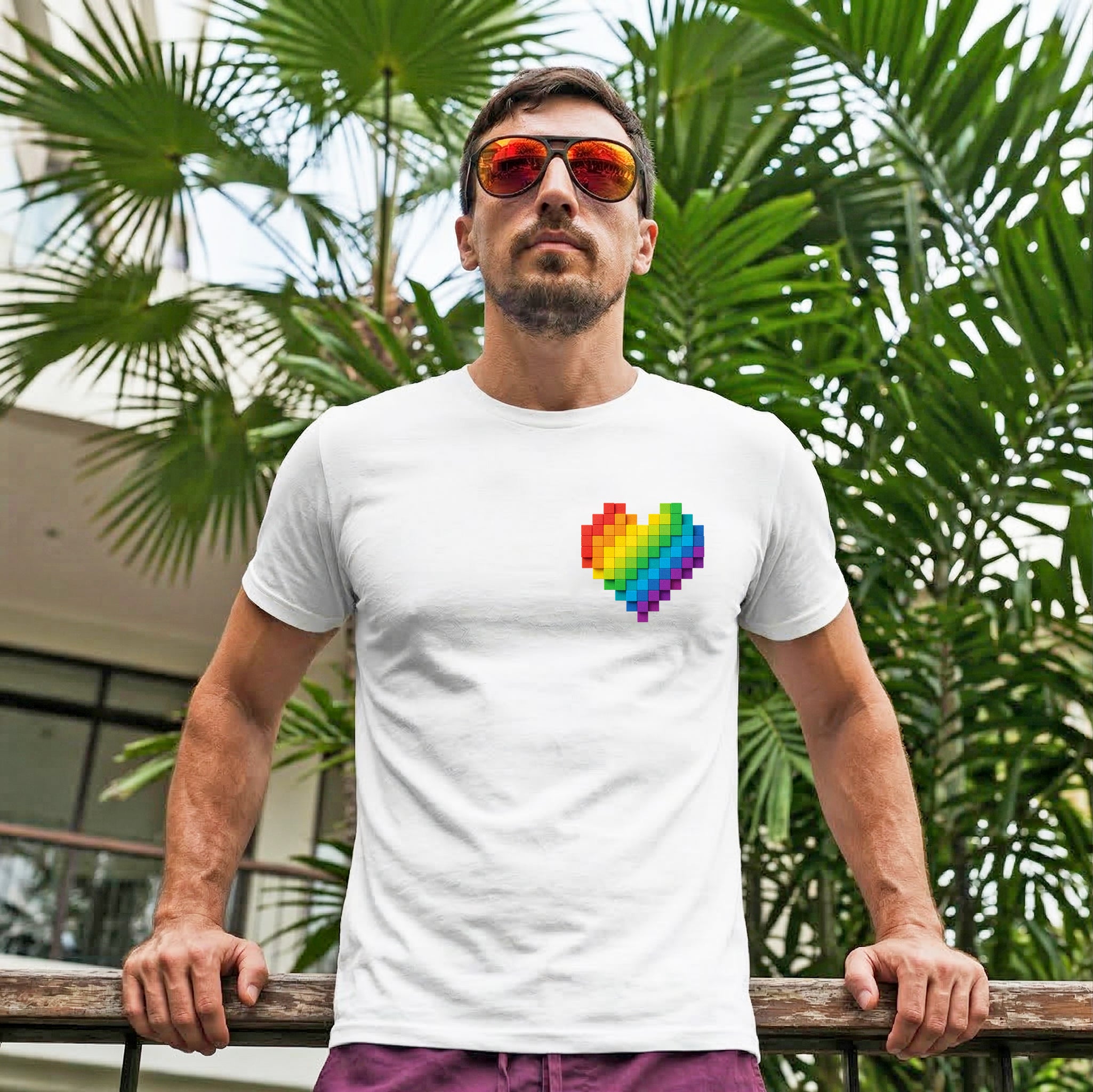 HAPPY DARK HEART TEE