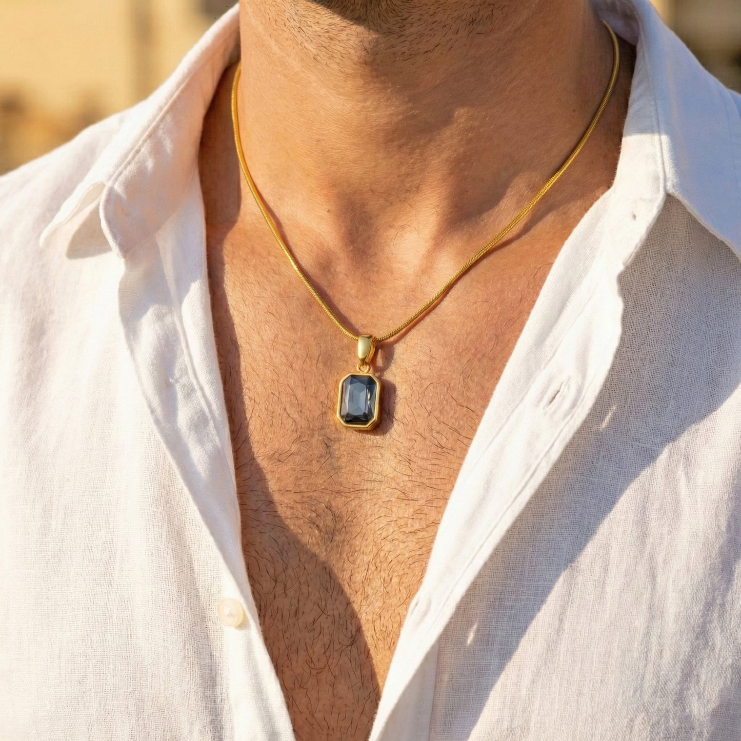 SQUARE GOLDEN DARK CRYSTAL