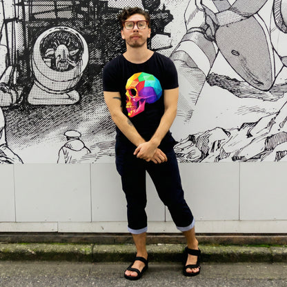 BIG HAPPY HEART BLACK TEE