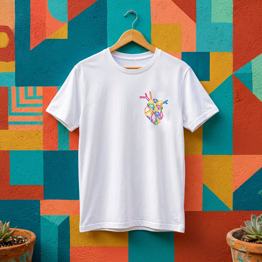 HAPPY HEART GRADIENT WHITE