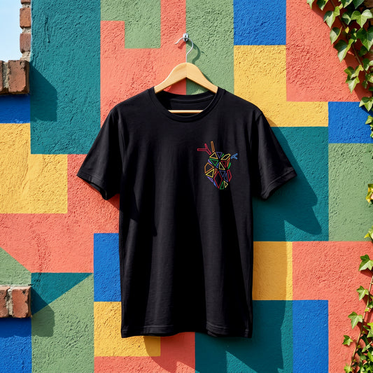 HAPPY HEART GRADIENT BLACK