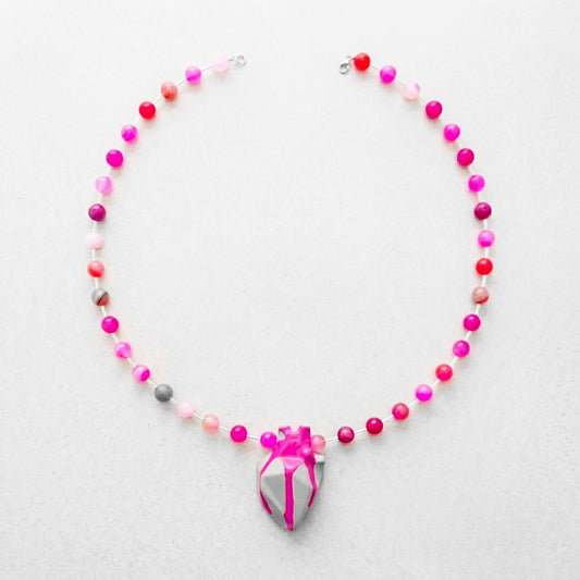DARK HEART STONE NECKLACE