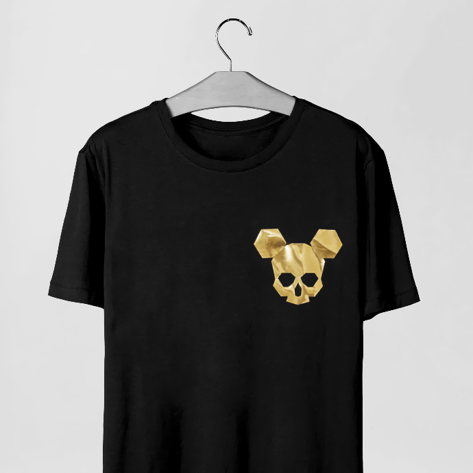 GOLDEN MICKEY SKULL TEE