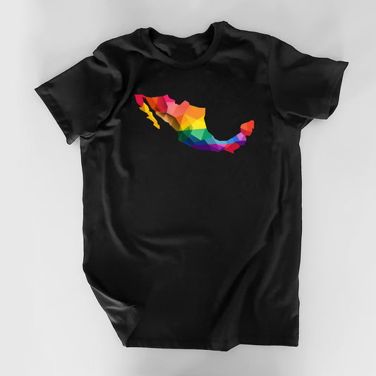 MX RAINBOW BLACK TEE