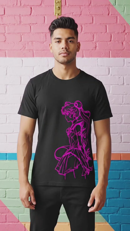 EVA 02 BLACK TEE