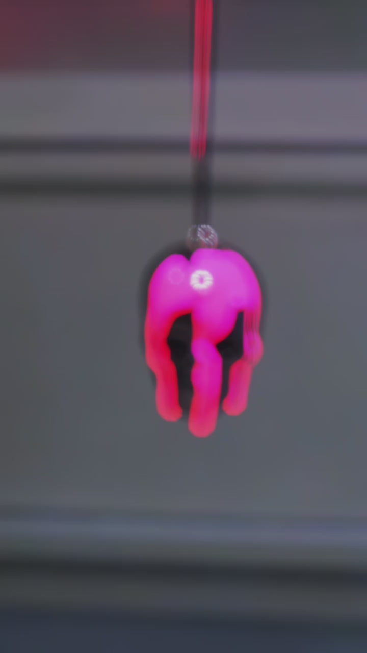 PINK VENOM POLISHED SKULL