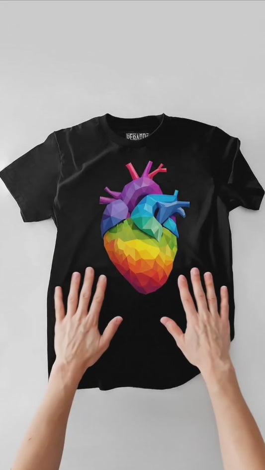 3D HEART TEE