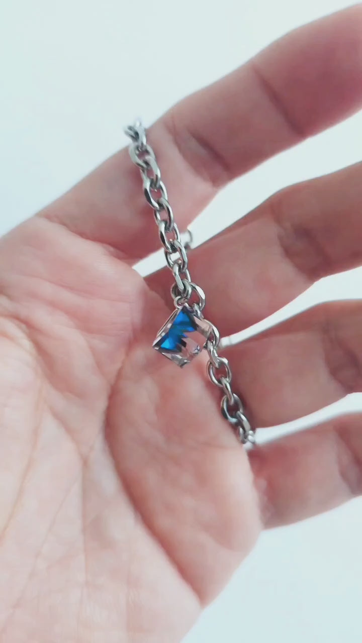 STEEL CRYSTAL CUBE