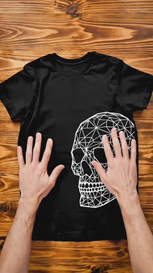 BIG FULL SKULL BLACK TEE