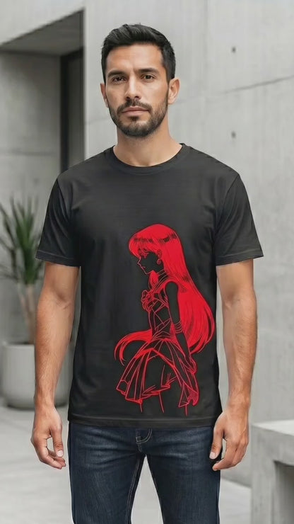 EVA 02 BLACK TEE