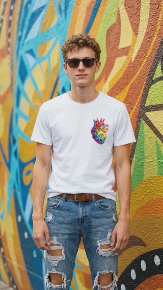 HAPPY HEART GRADIENT BLACK