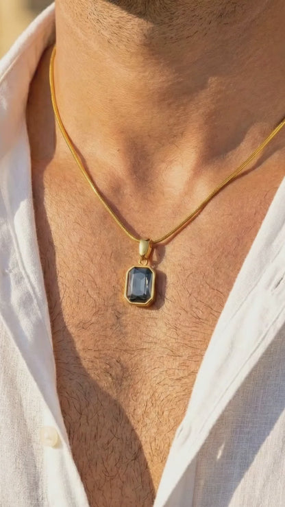 SQUARE GOLDEN DARK CRYSTAL