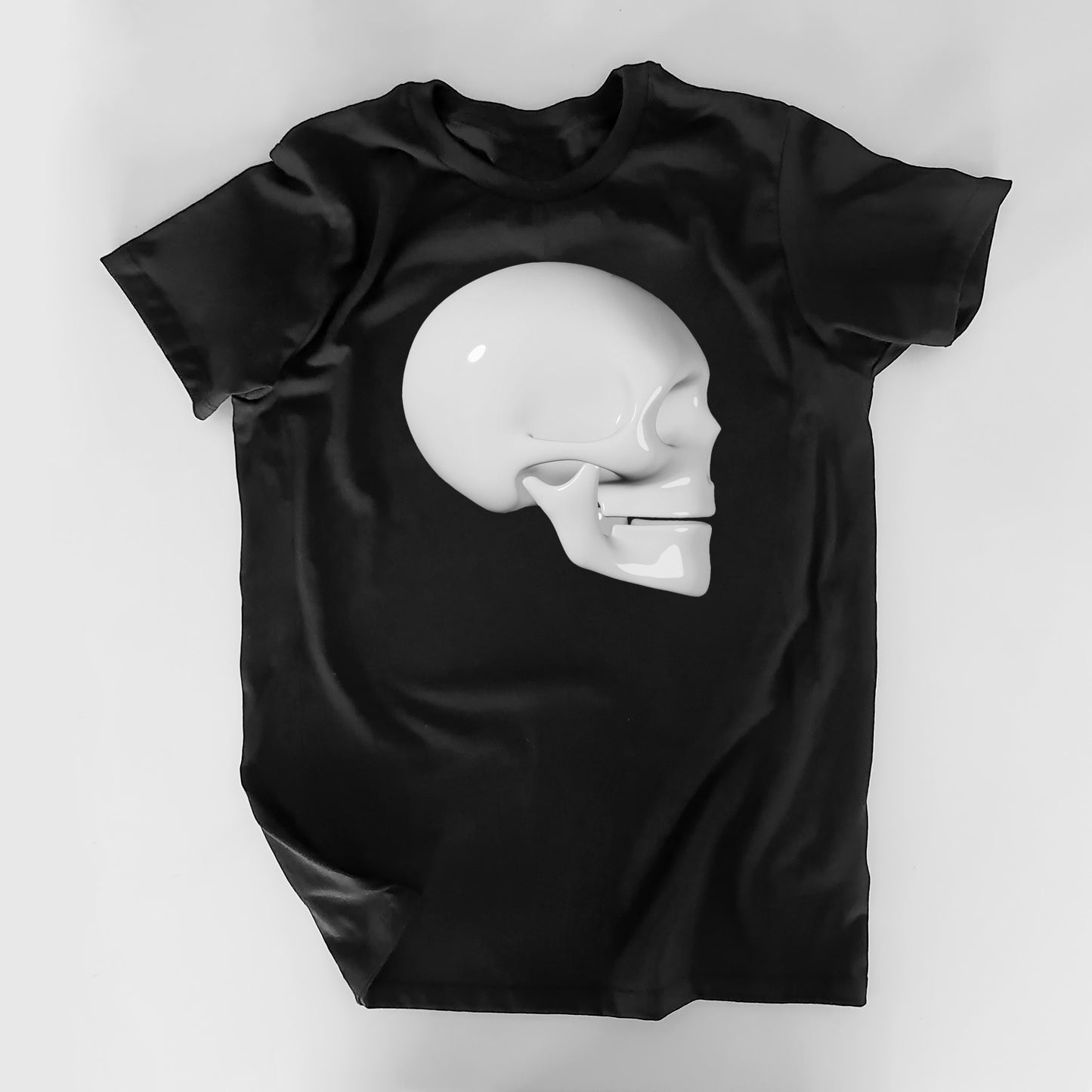 SHINY SKULL TEE